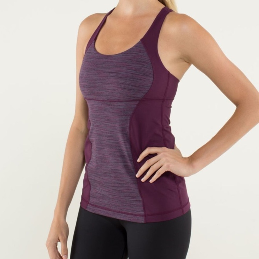 LULULEMON Energy Tank Plum Size